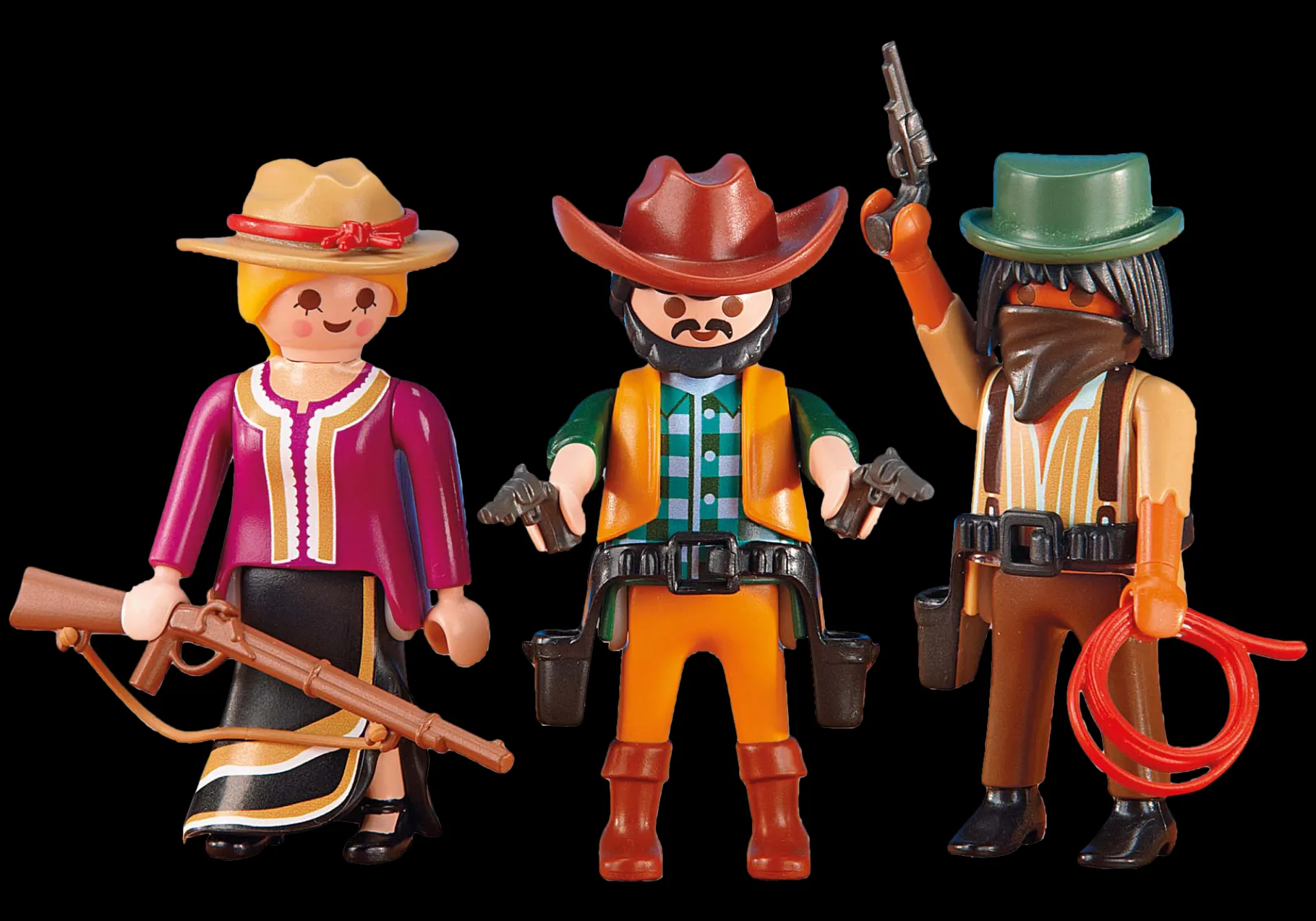 2 Cowboys mit Cowgirl-PLAYMOBIL New
