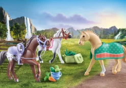 3 Pferde: Morgan, Quarter Horse & Shagya Araber-PLAYMOBIL Discount