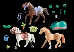 3 Pferde: Morgan, Quarter Horse & Shagya Araber-PLAYMOBIL Discount