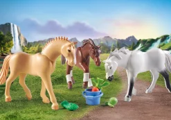 3 Pferde: Morgan, Quarter Horse & Shagya Araber-PLAYMOBIL Discount