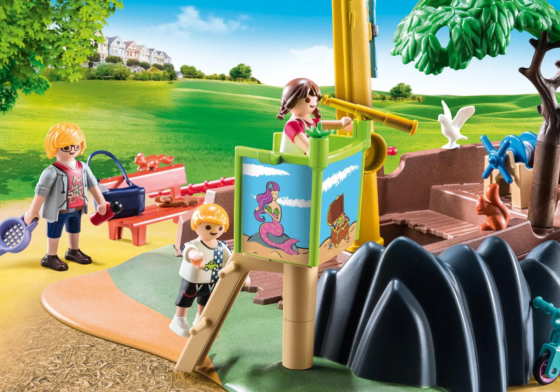 Abenteuerspielplatz mit Schiffswrack-PLAYMOBIL Outlet