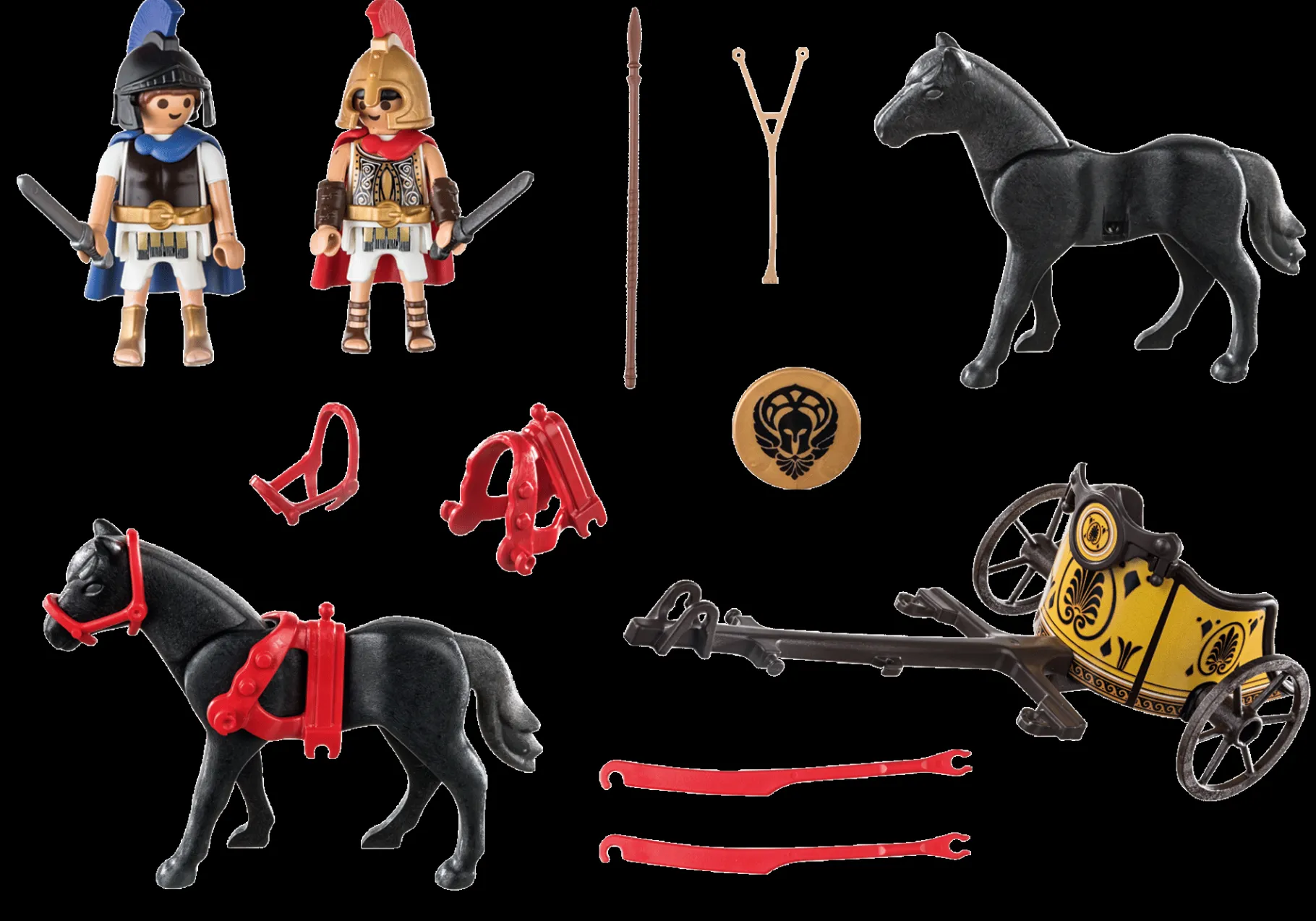 Achilles im Streitwagen mit Patroklos-PLAYMOBIL Fashion