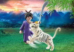 Asiakämpferin mit Tiger-PLAYMOBIL Outlet