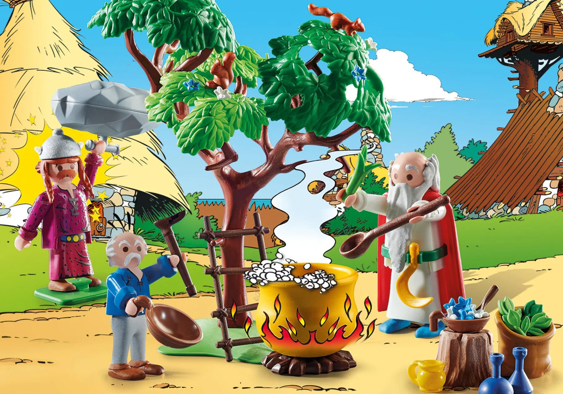 Asterix: Miraculix mit Zaubertrank-PLAYMOBIL Fashion