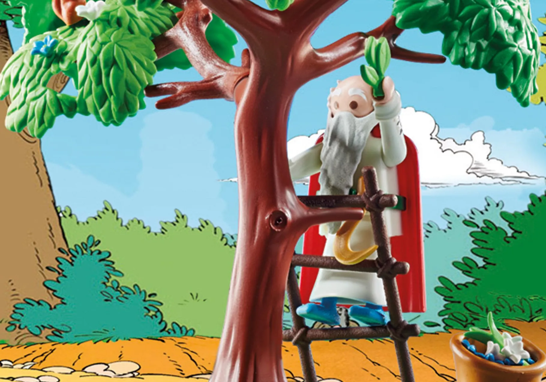 Asterix: Miraculix mit Zaubertrank-PLAYMOBIL Fashion