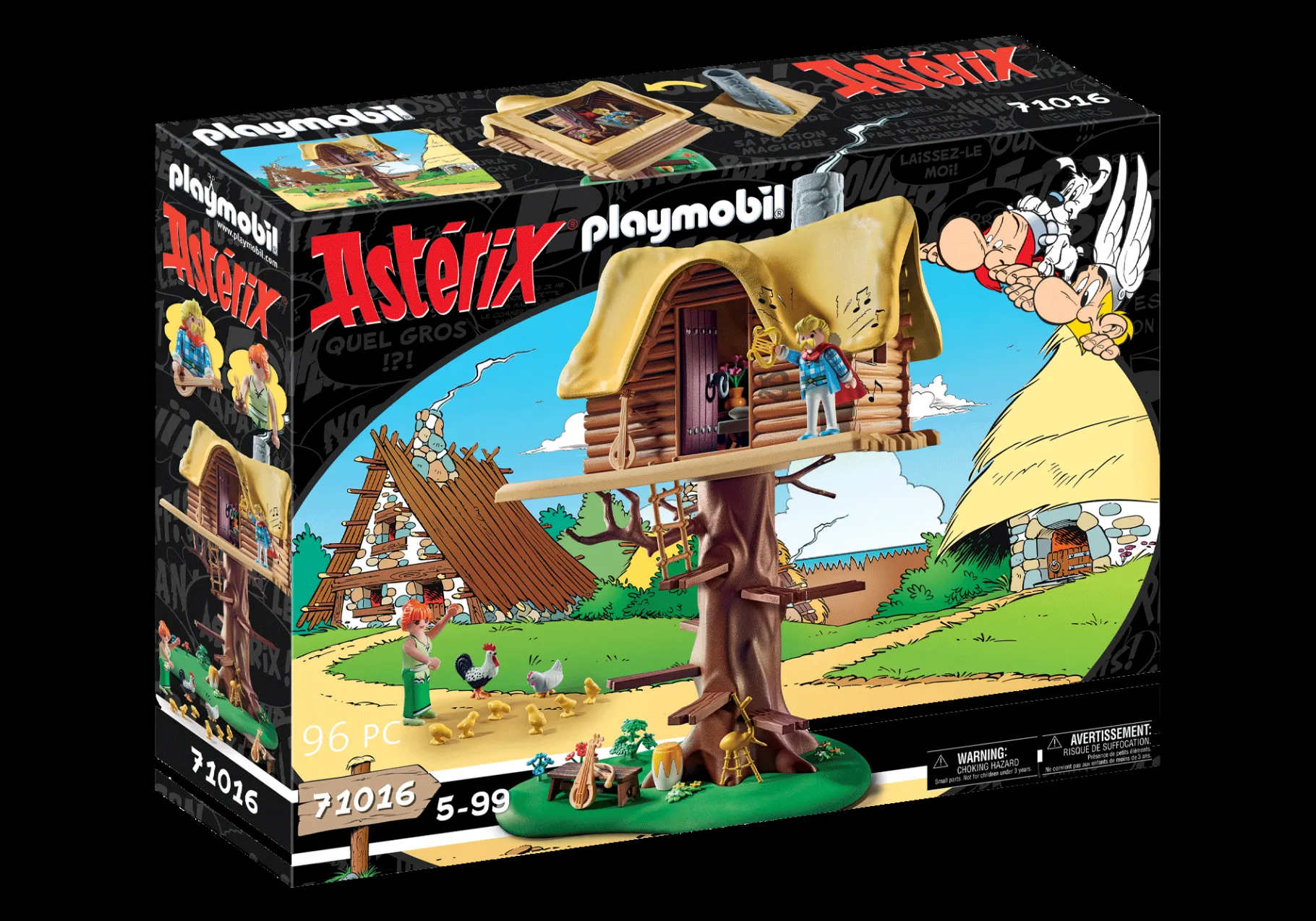 Asterix: Troubadix mit Baumhaus-PLAYMOBIL Clearance