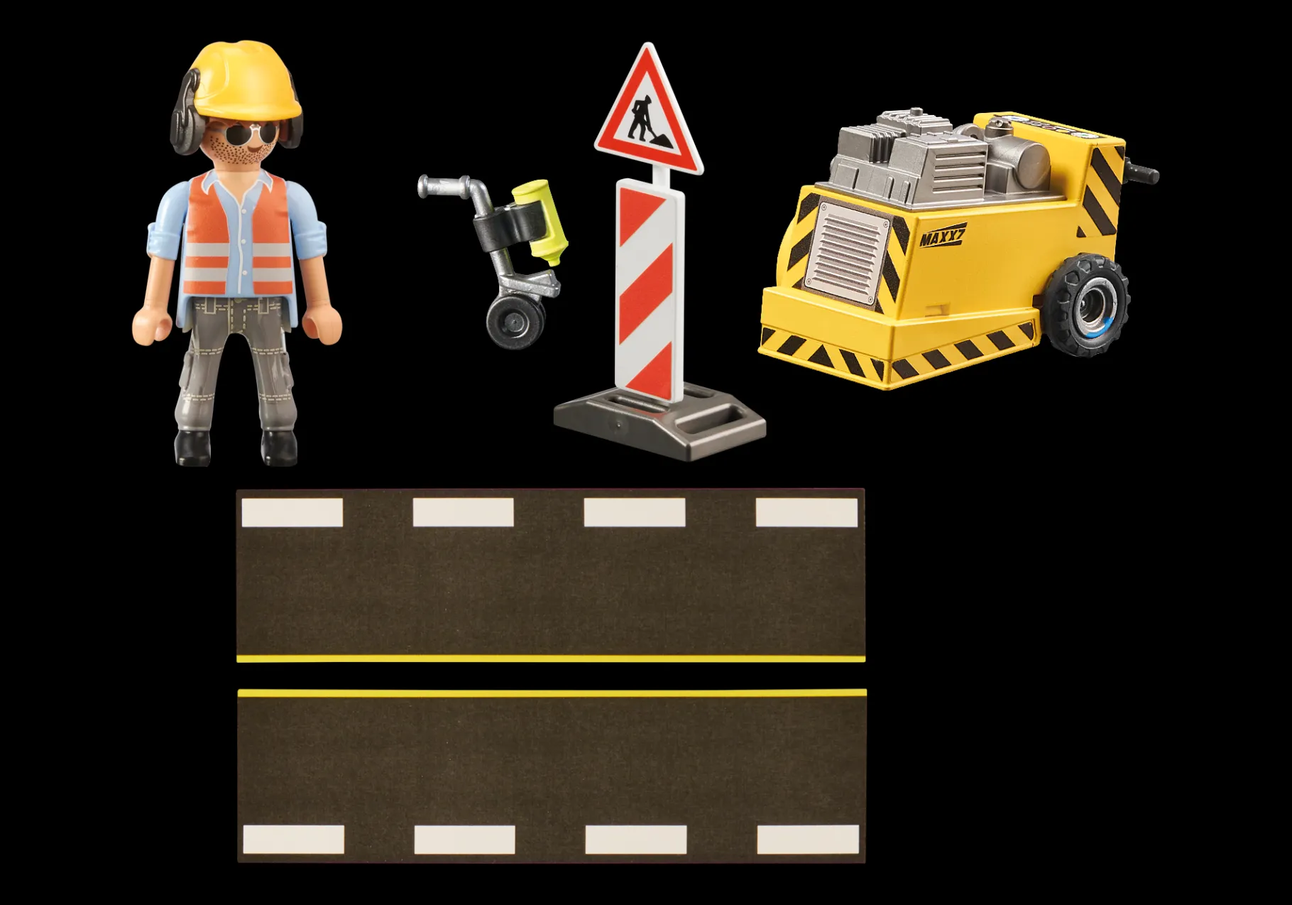 Bauarbeiter mit Kantenfräser-PLAYMOBIL Flash Sale