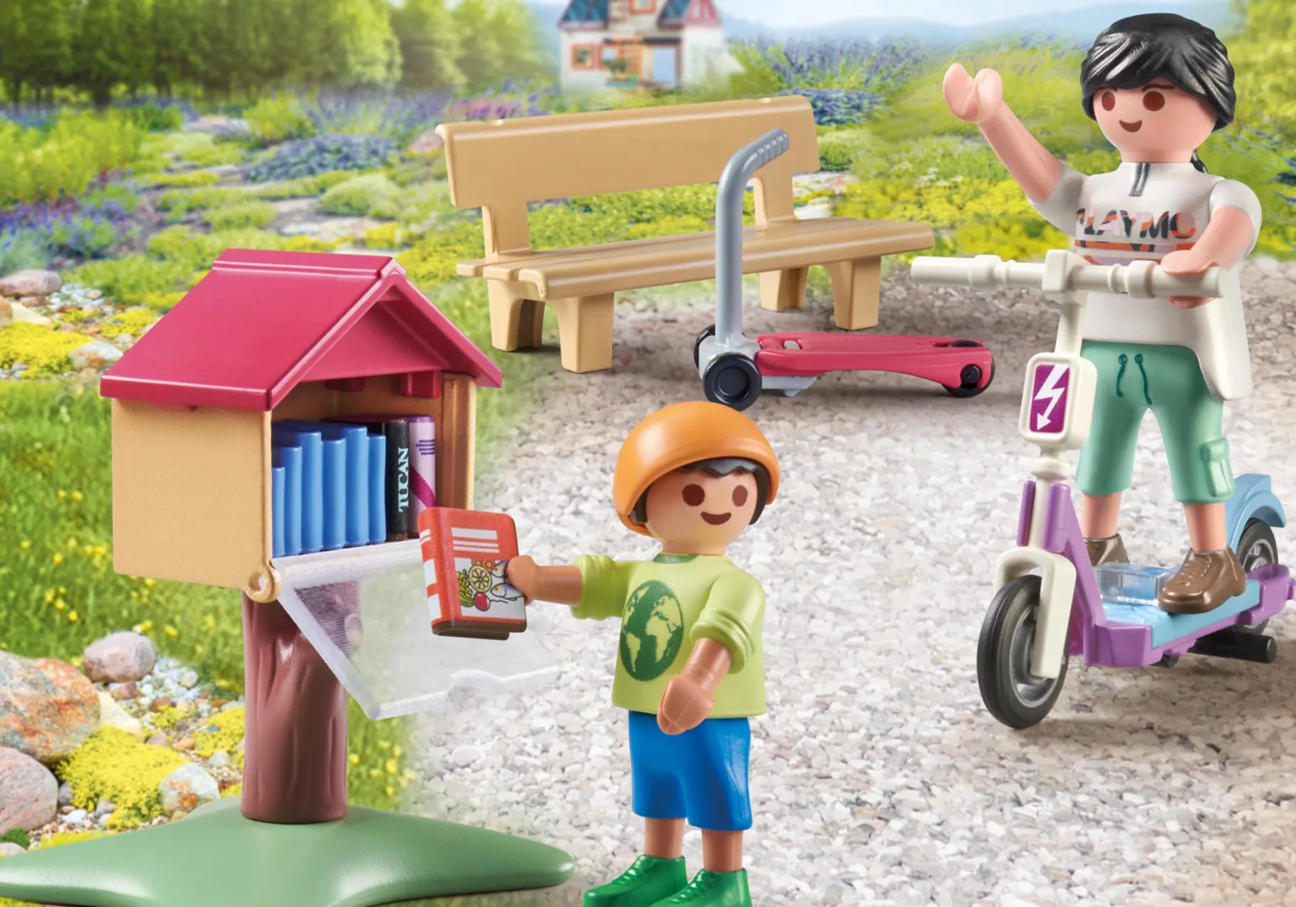 Büchertausch für Leseratten-PLAYMOBIL Online