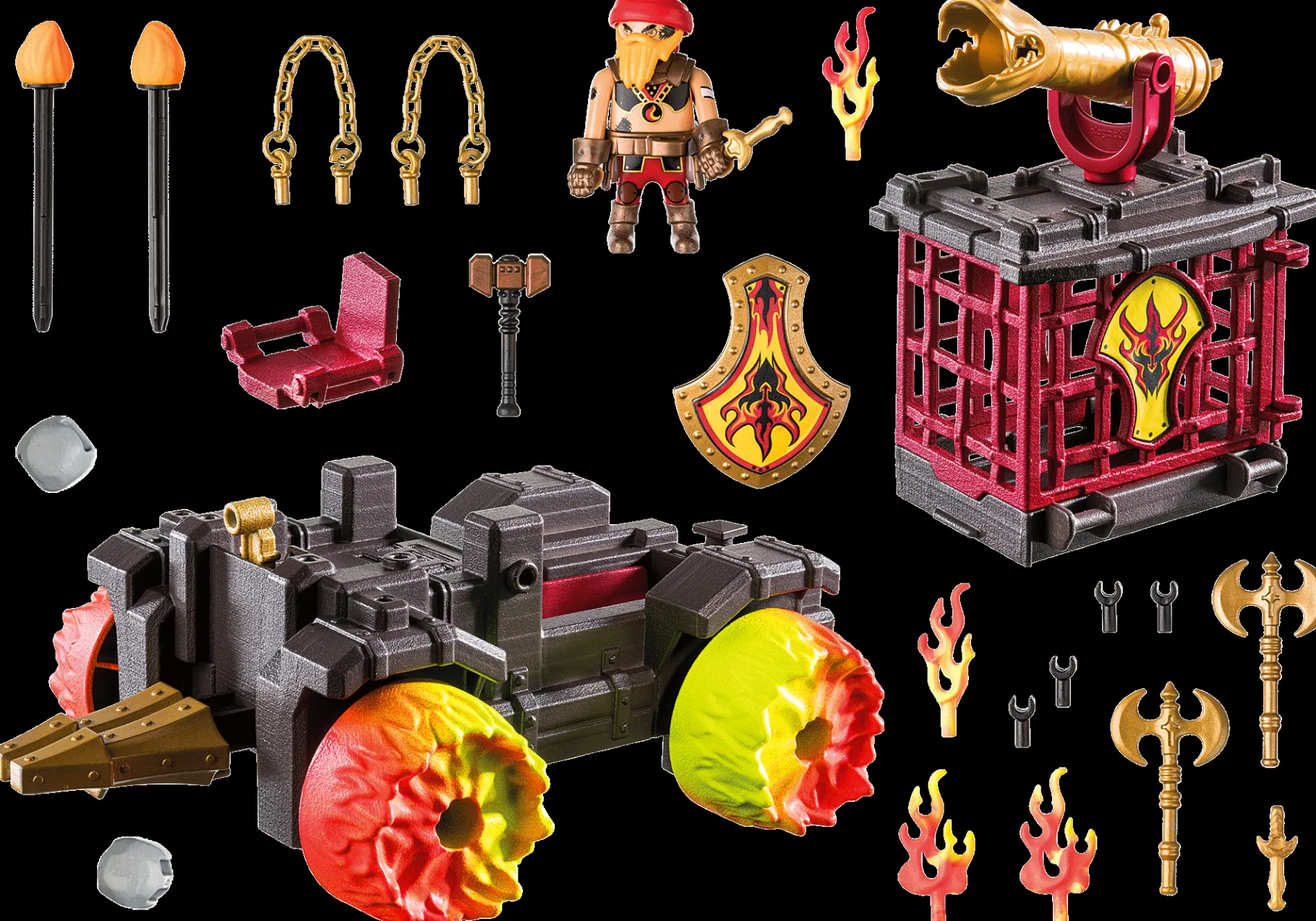 Burnham Raiders - Feuerkampfwagen-PLAYMOBIL Shop