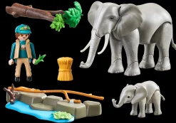 Elefanten im Freigehege-PLAYMOBIL Outlet
