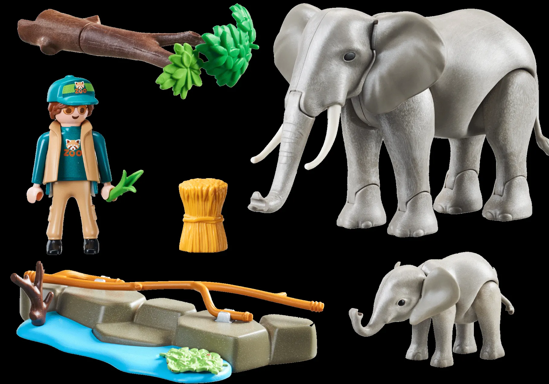 Elefanten im Freigehege-PLAYMOBIL Outlet