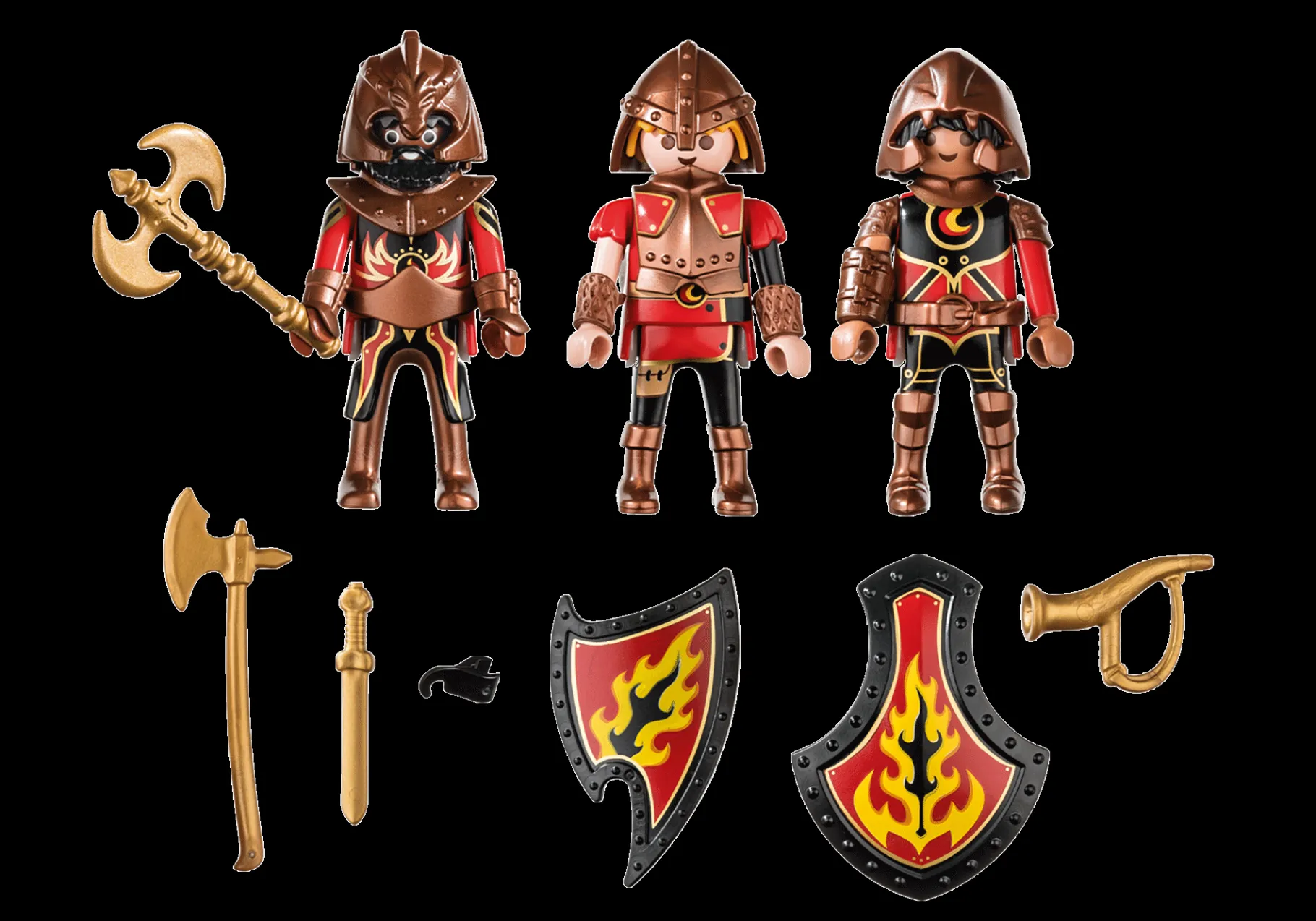 3er Set Burnham Raiders-PLAYMOBIL Hot