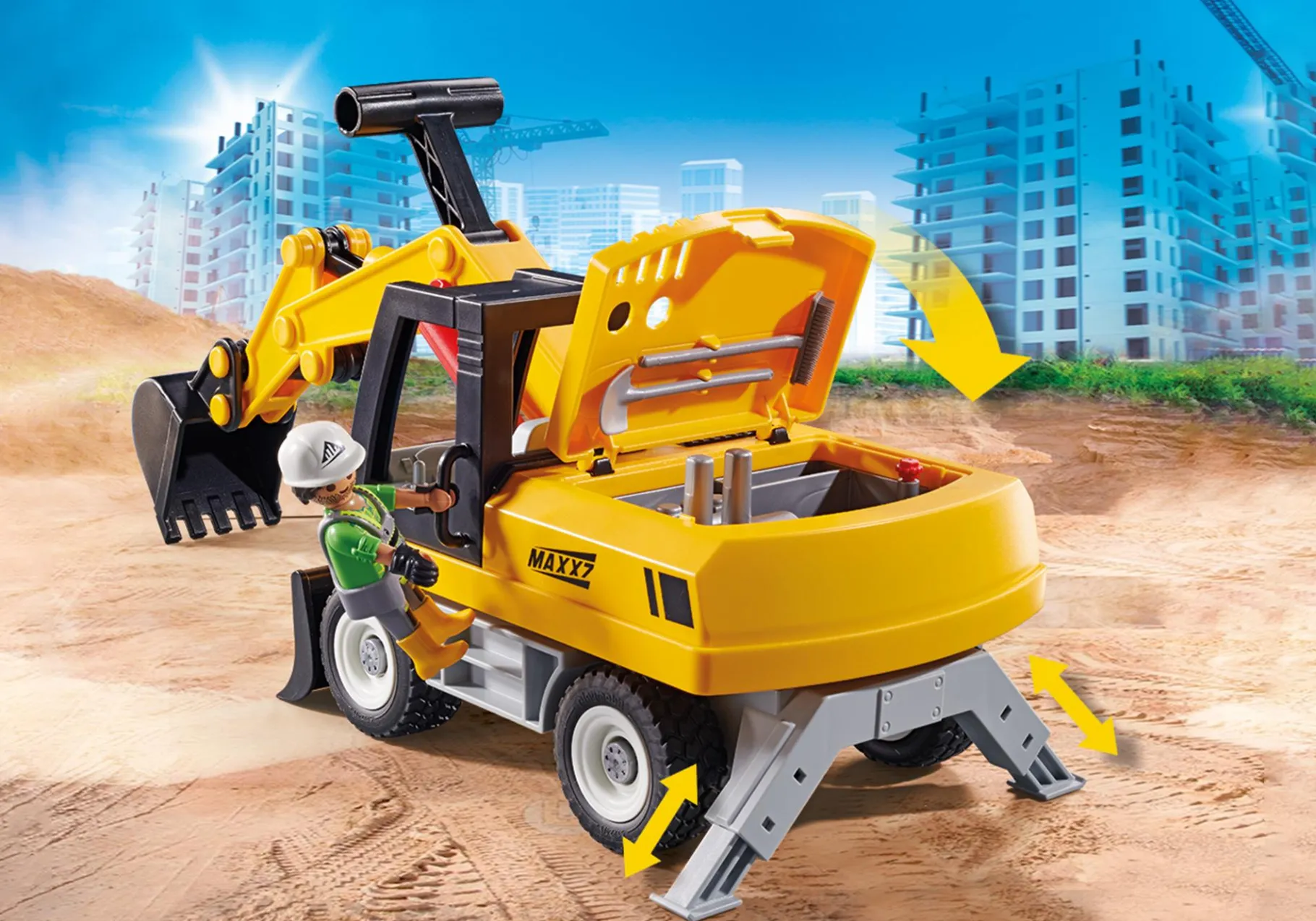 Excavator-PLAYMOBIL Discount