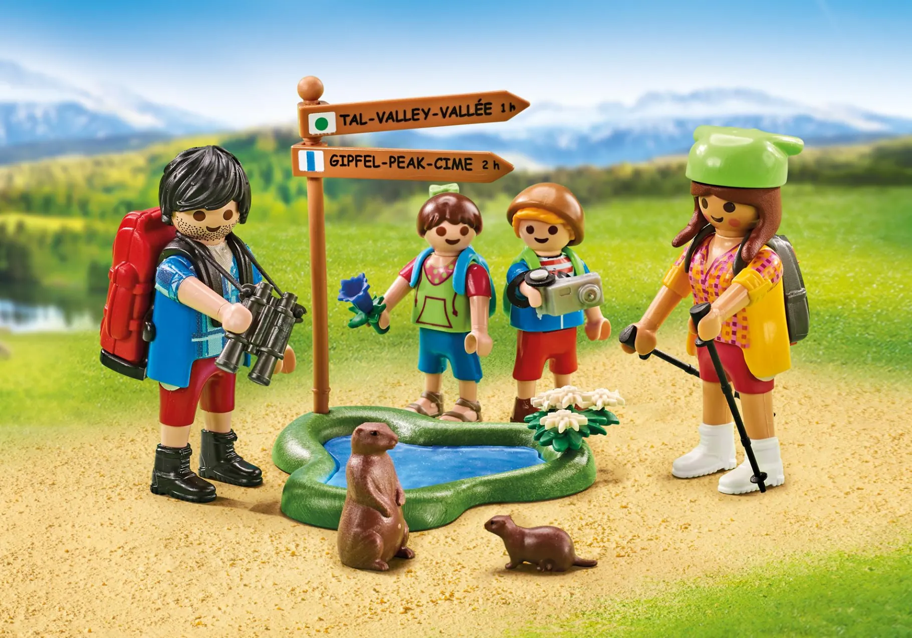 Familie beim Bergwandern-PLAYMOBIL Best