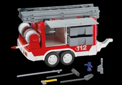 Feuerwehr-Anhänger-PLAYMOBIL Flash Sale