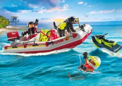 Feuerwehrboot mit Aqua Scooter-PLAYMOBIL Best Sale