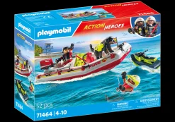 Feuerwehrboot mit Aqua Scooter-PLAYMOBIL Best Sale