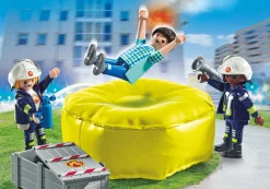 Feuerwehrleute mit Luftkissen-PLAYMOBIL Cheap