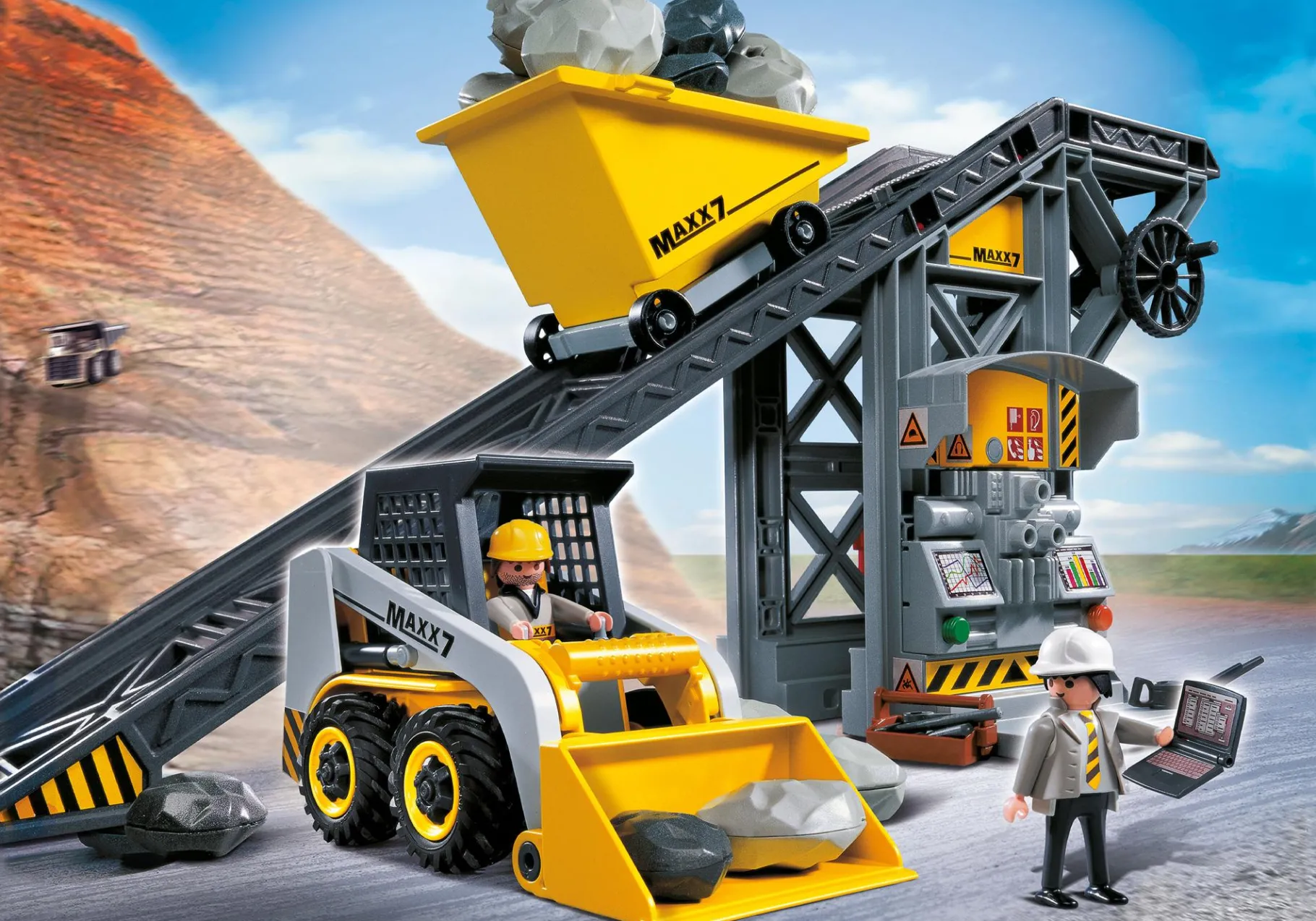 Förderanlage mit Kompaktlader-PLAYMOBIL Sale