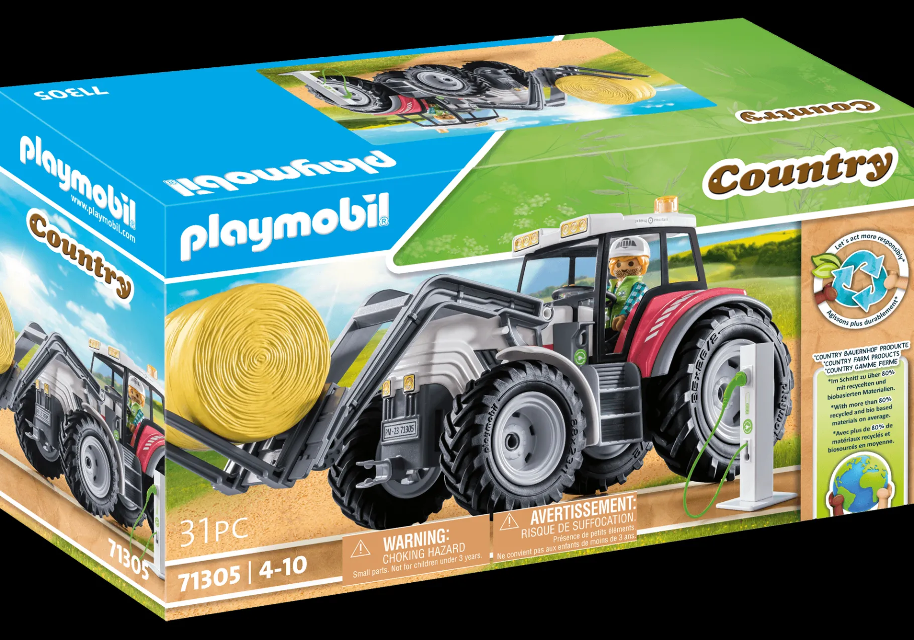 Großer Traktor-PLAYMOBIL New