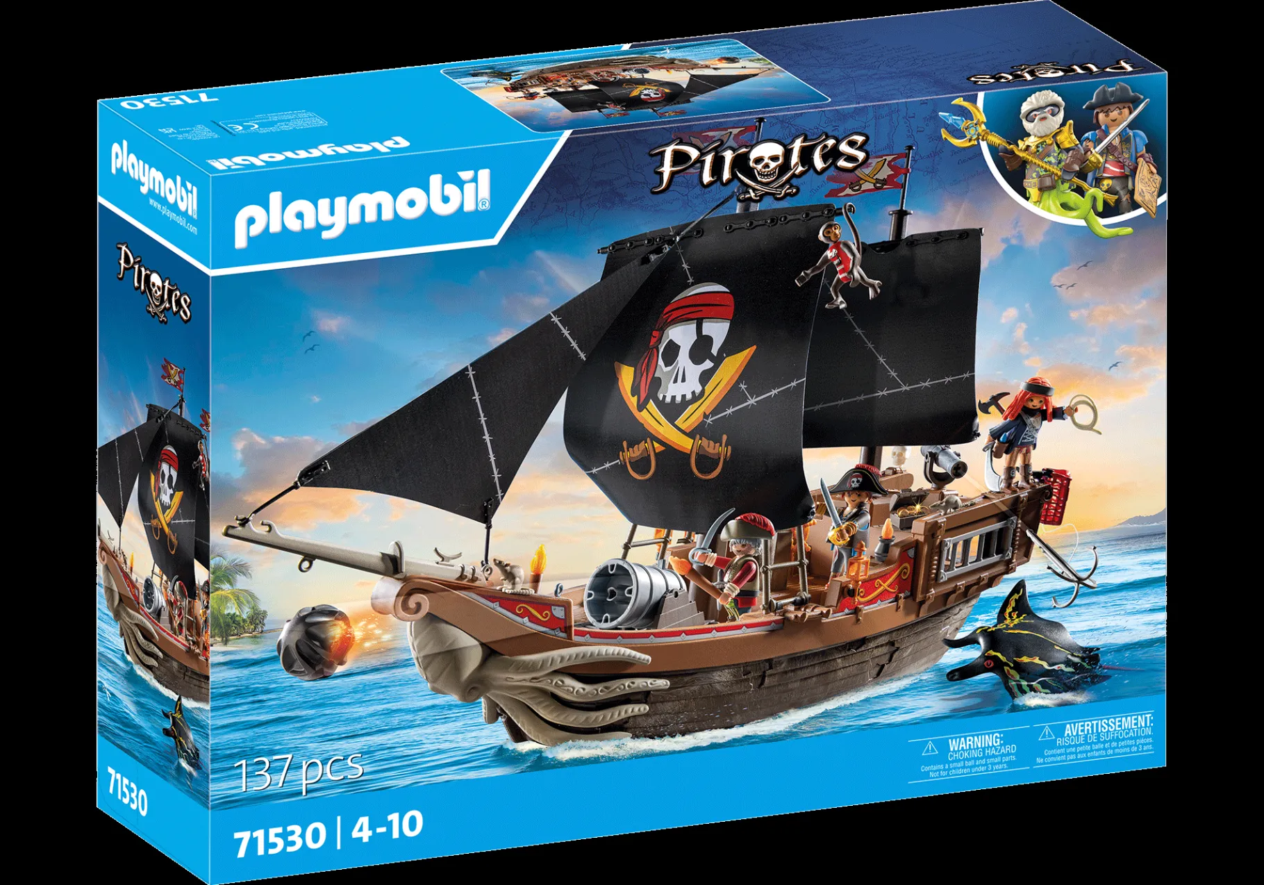 Großes Piratenschiff-PLAYMOBIL Discount