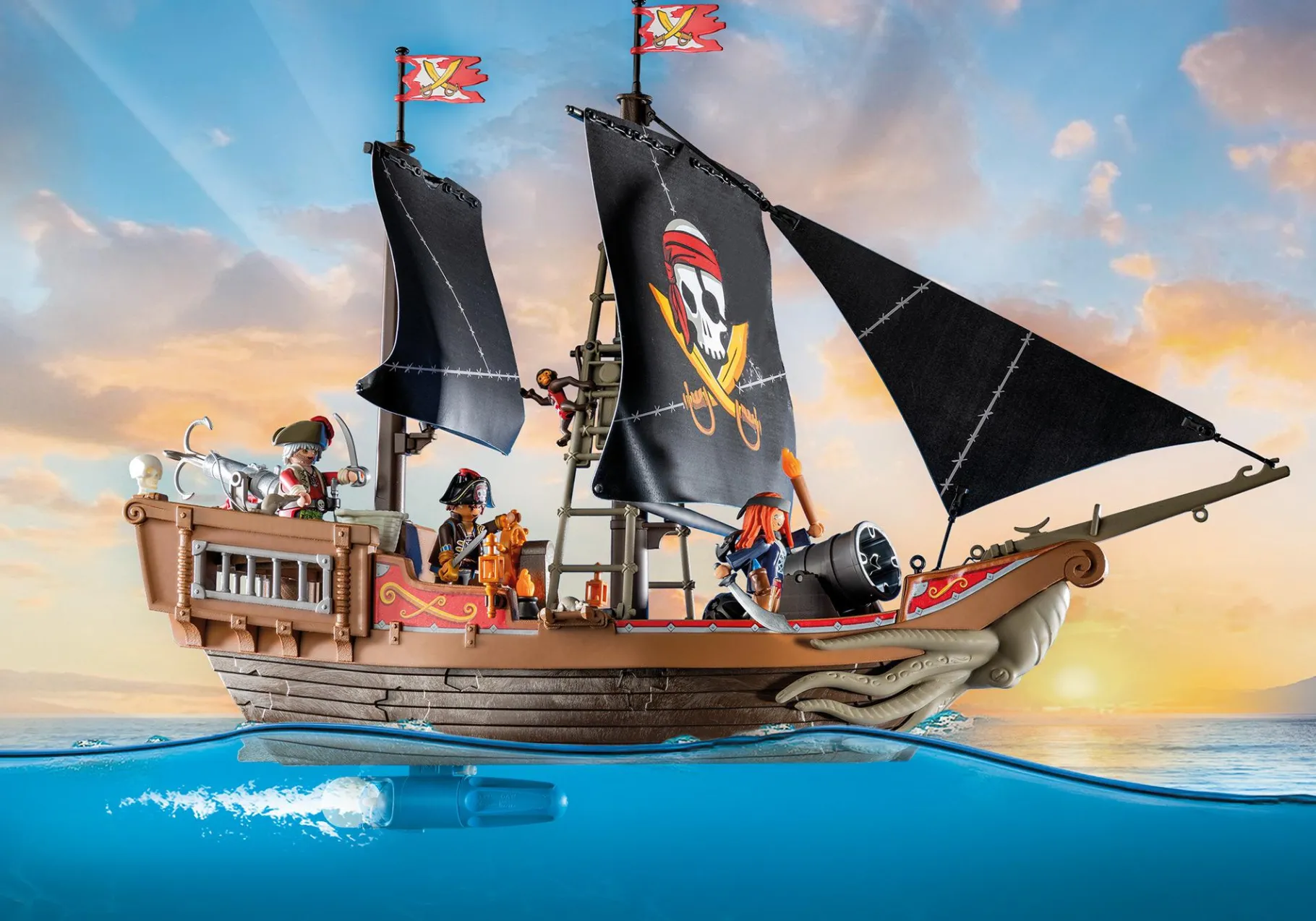 Großes Piratenschiff-PLAYMOBIL Discount