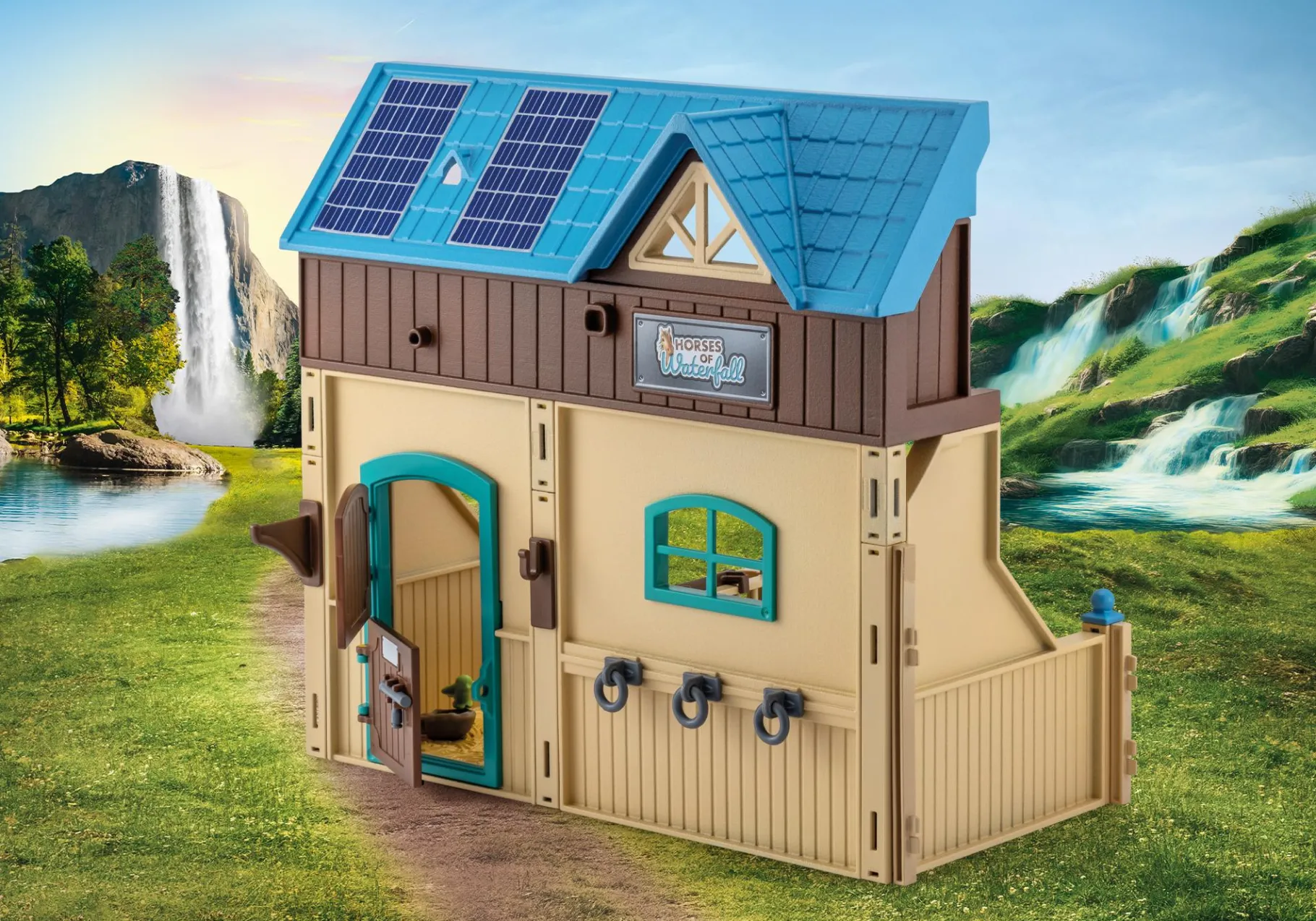 Horses of Waterfall-Anbau Stall-PLAYMOBIL Online