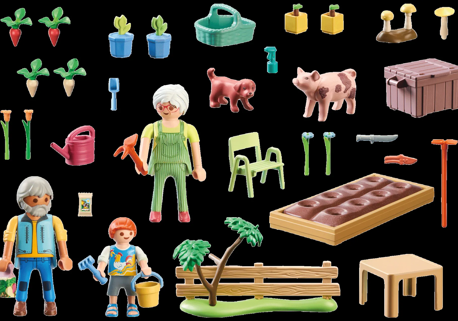 Idyllischer Gemüsegarten bei den Großeltern-PLAYMOBIL Online