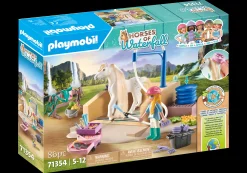 Isabella & Lioness mit Waschplatz-PLAYMOBIL Best Sale