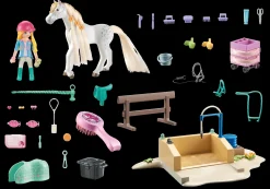 Isabella & Lioness mit Waschplatz-PLAYMOBIL Best Sale