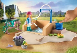 Isabella & Lioness mit Waschplatz-PLAYMOBIL Best Sale