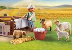 Junger Schäfer mit Schafen-PLAYMOBIL Discount