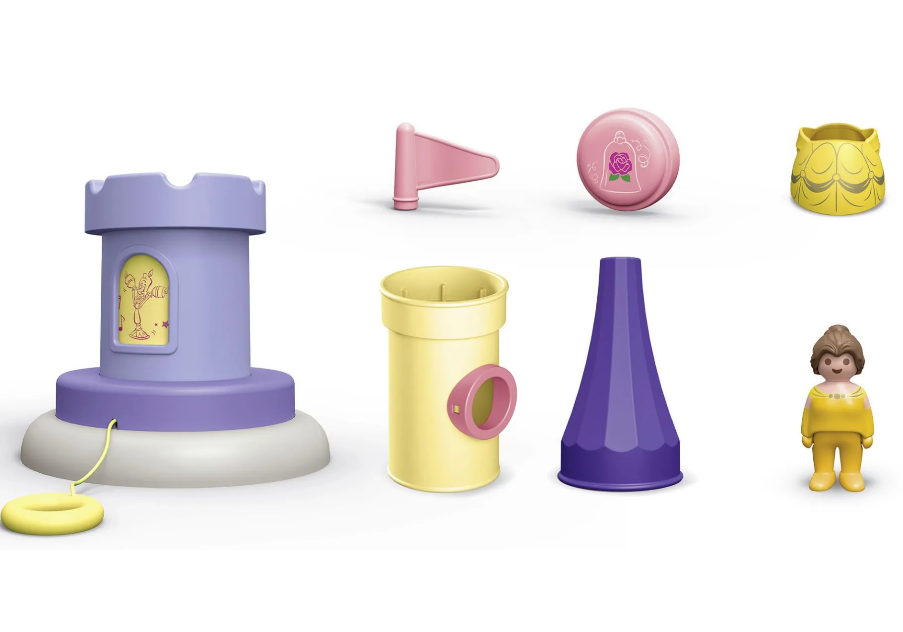 JUNIOR & Disney: Belles Spielturm mit Melodie-PLAYMOBIL Clearance