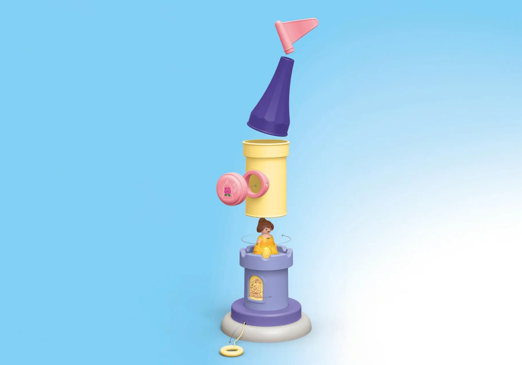 JUNIOR & Disney: Belles Spielturm mit Melodie-PLAYMOBIL Clearance