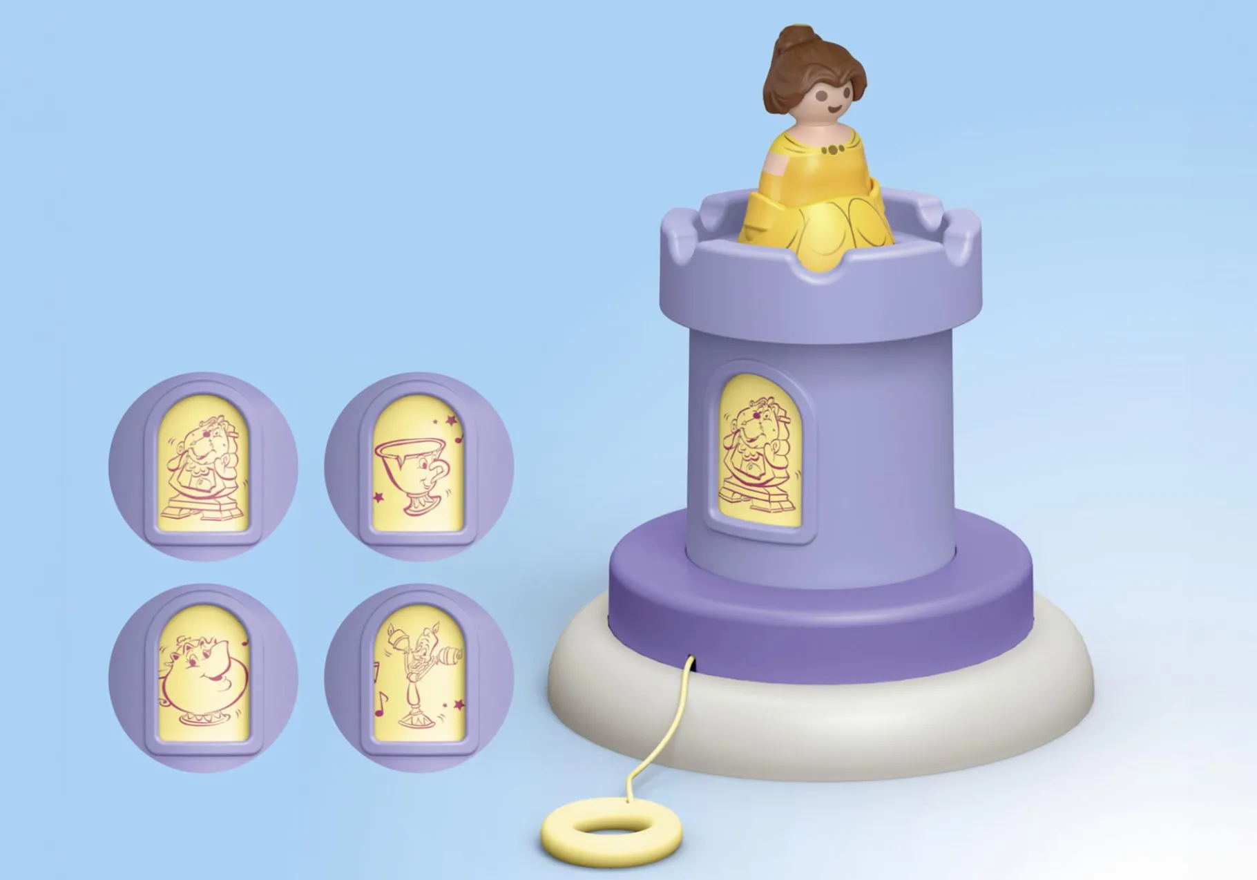 JUNIOR & Disney: Belles Spielturm mit Melodie-PLAYMOBIL Clearance