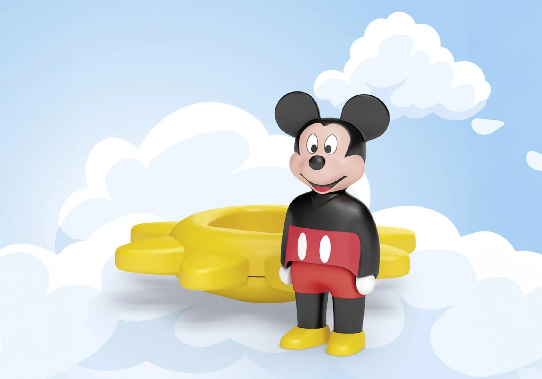 JUNIOR & Disney: Micky Maus' Drehsonne mit Rasselfunktion-PLAYMOBIL New