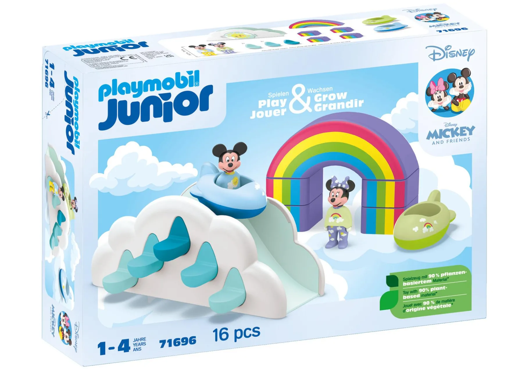 JUNIOR & Disney: Micky Maus' & Minnie Maus' Wolkenhaus-PLAYMOBIL Flash Sale