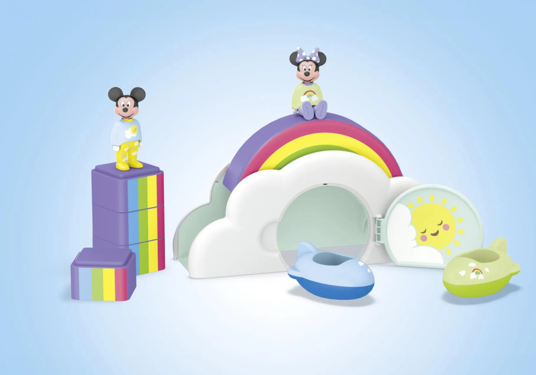 JUNIOR & Disney: Micky Maus' & Minnie Maus' Wolkenhaus-PLAYMOBIL Flash Sale