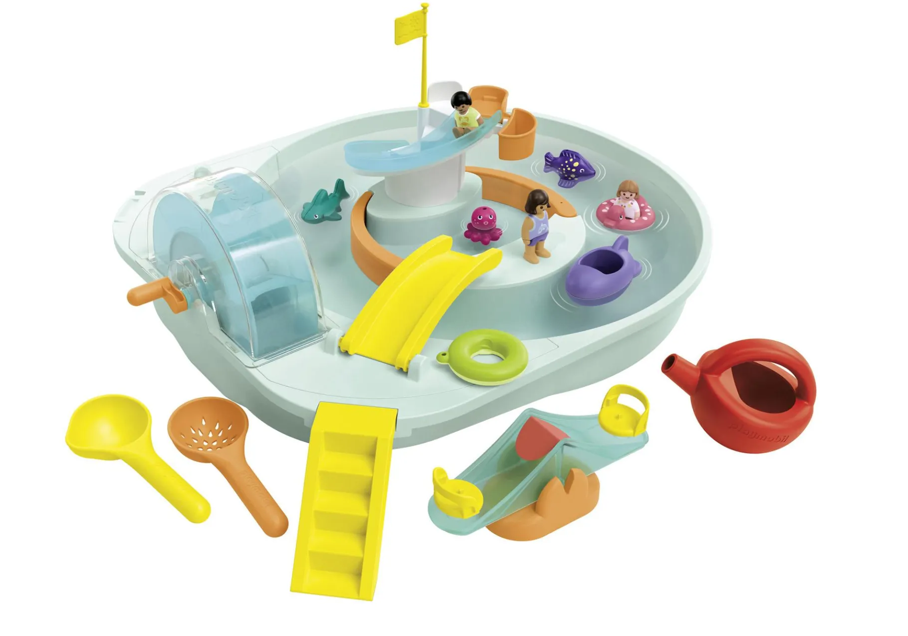 JUNIOR AQUA: Wasserbahn mit Wasserspielplatz und Lerneffekten-PLAYMOBIL Discount