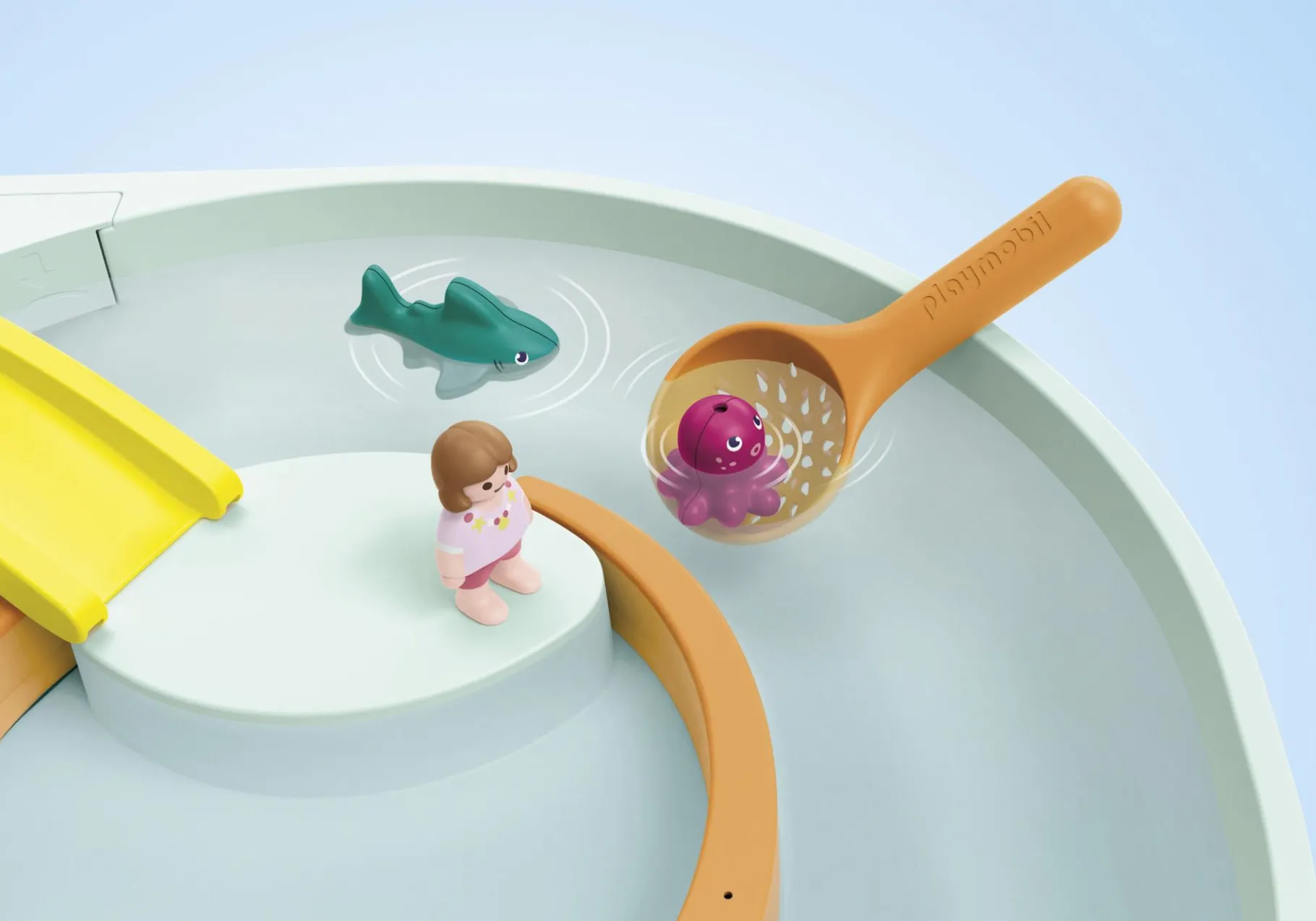 JUNIOR AQUA: Wasserbahn mit Wasserspielplatz und Lerneffekten-PLAYMOBIL Discount