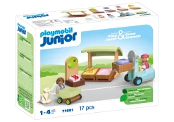 JUNIOR: Bio-Marktstand & Gabelstapler-PLAYMOBIL Online