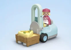 JUNIOR: Bio-Marktstand & Gabelstapler-PLAYMOBIL Online