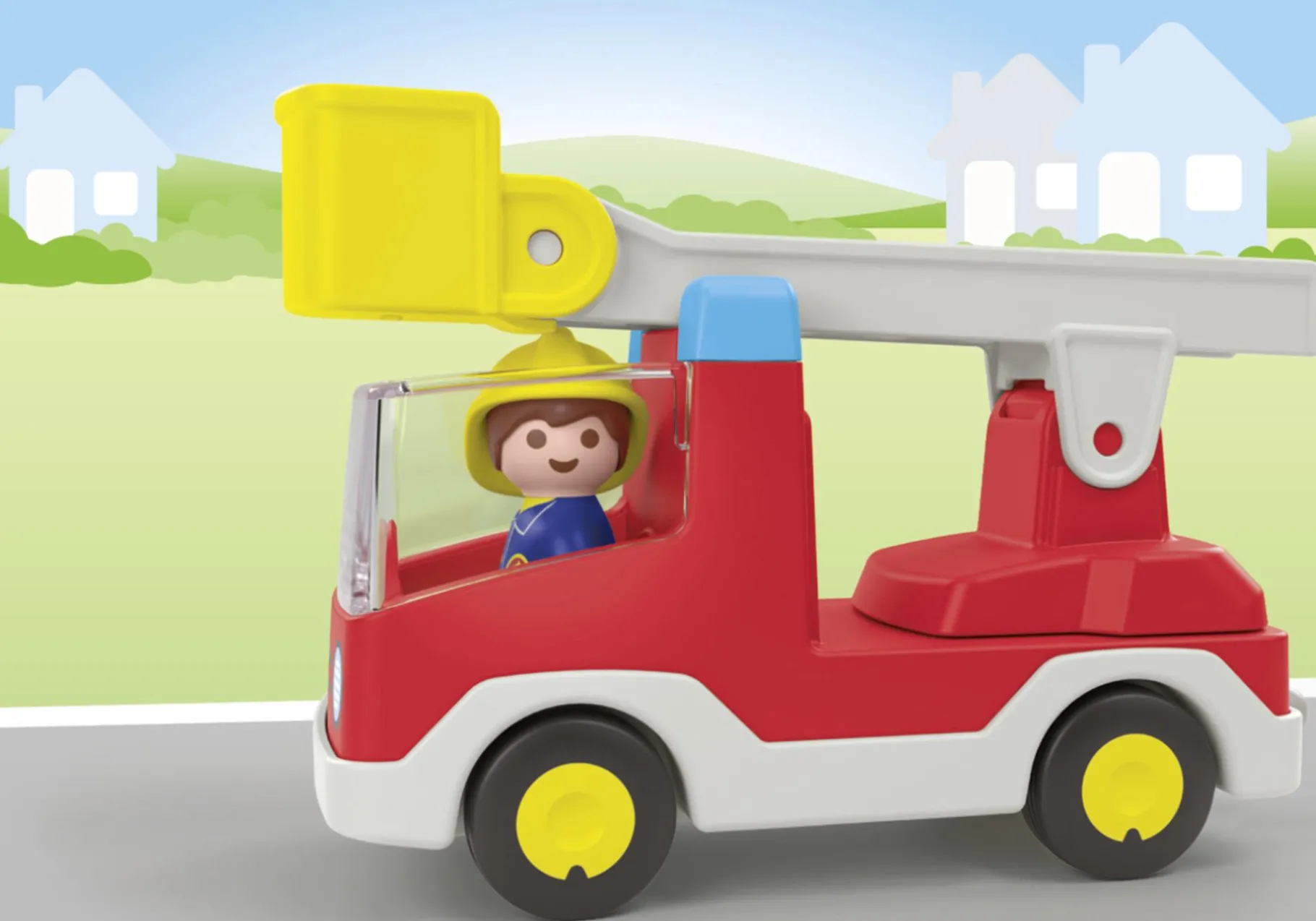 JUNIOR: Feuerwehrleiterfahrzeug-PLAYMOBIL Shop