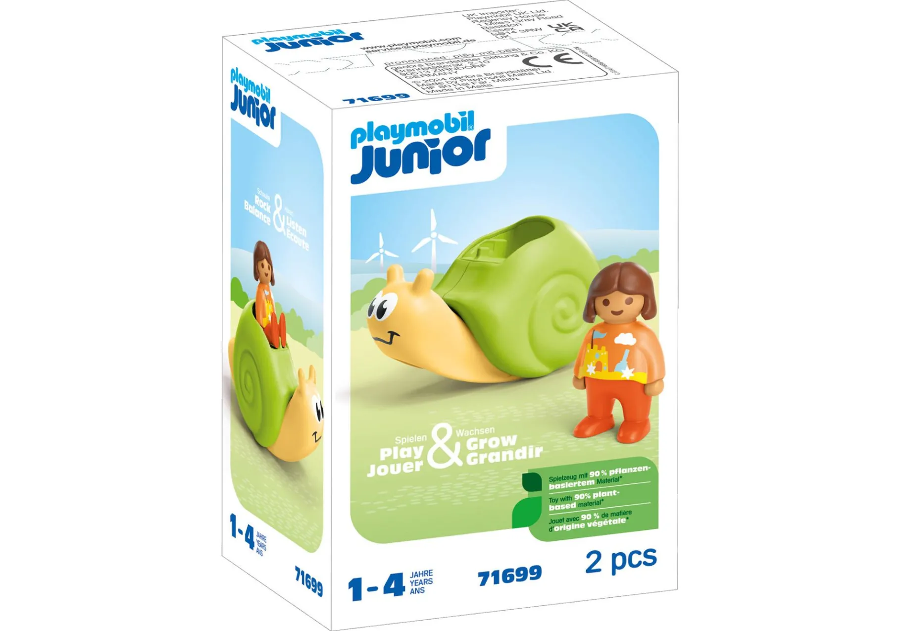 JUNIOR: Schaukelschnecke mit Rasselfunktion-PLAYMOBIL Best