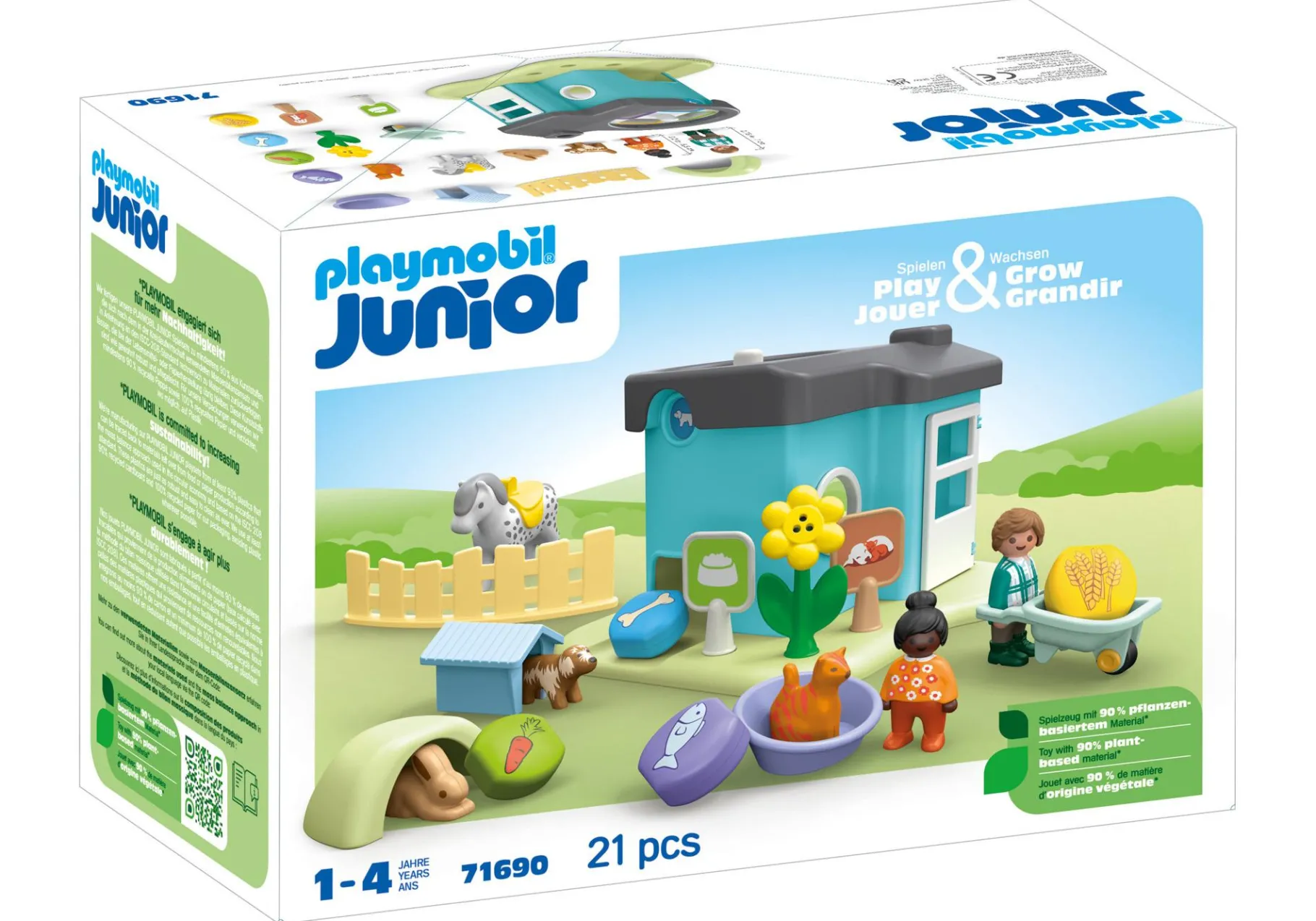 JUNIOR: Tierpension mit Futterspender-PLAYMOBIL Cheap