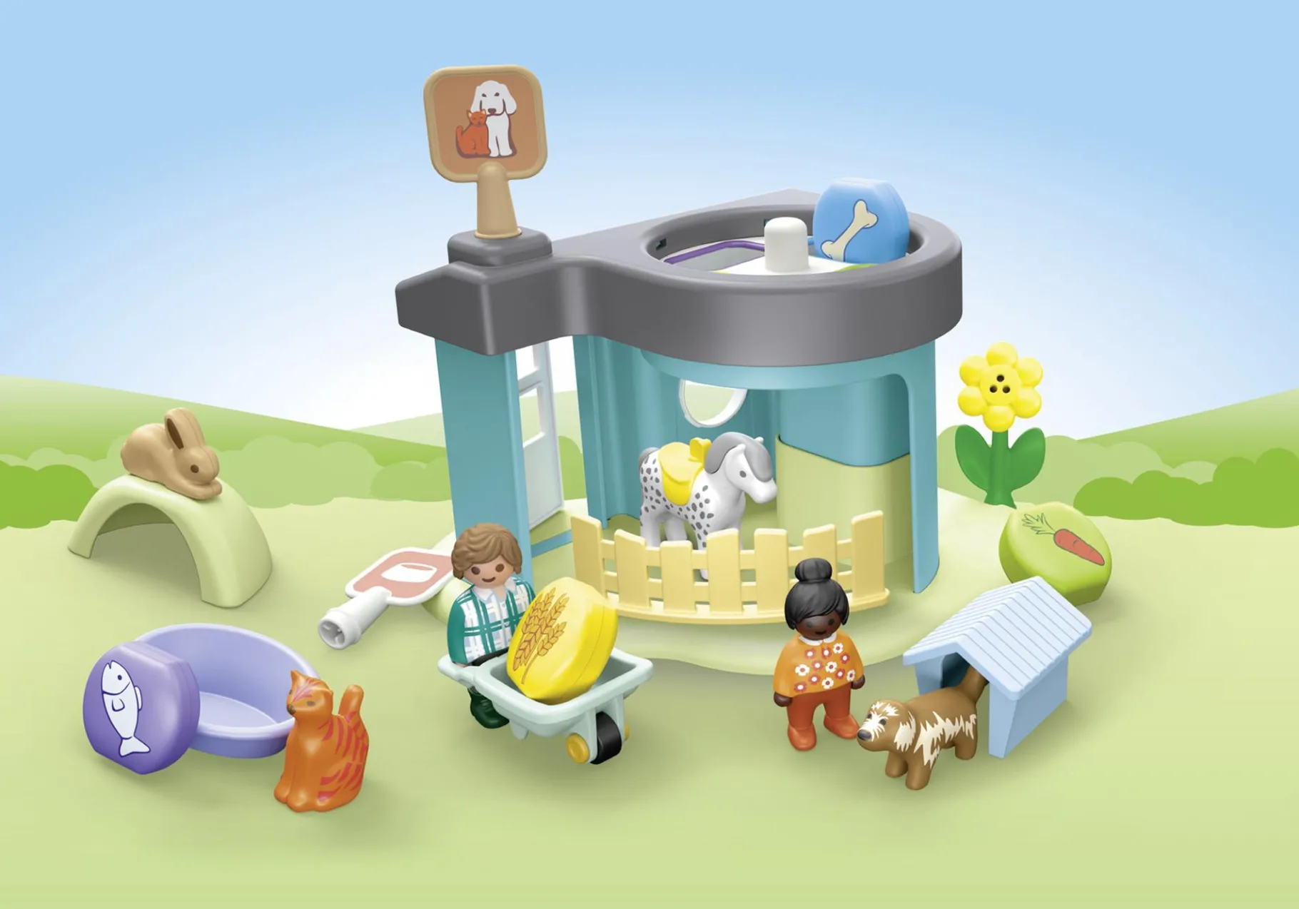 JUNIOR: Tierpension mit Futterspender-PLAYMOBIL Cheap