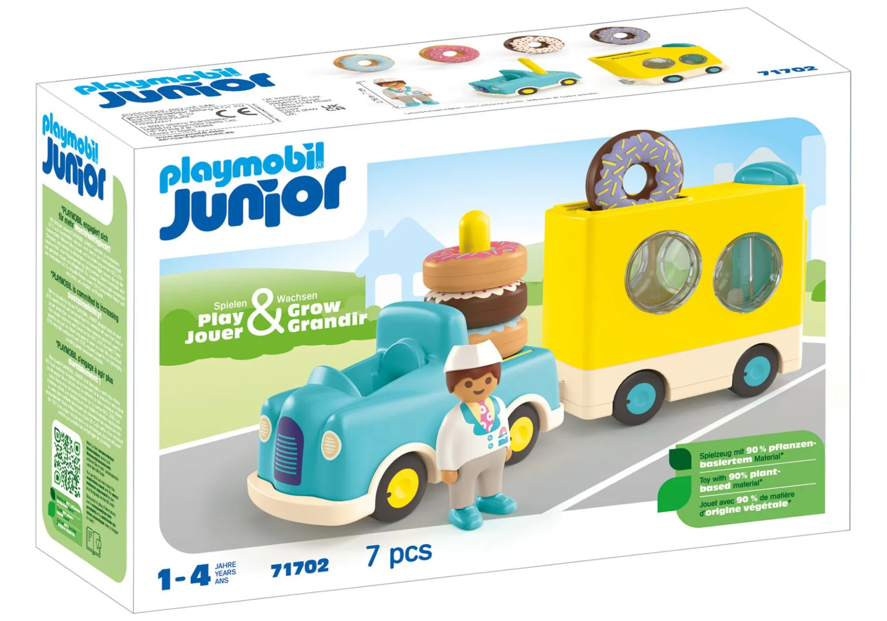 JUNIOR: Verrückter Donut Truck mit Stapel- und Sortierfunktion-PLAYMOBIL Flash Sale