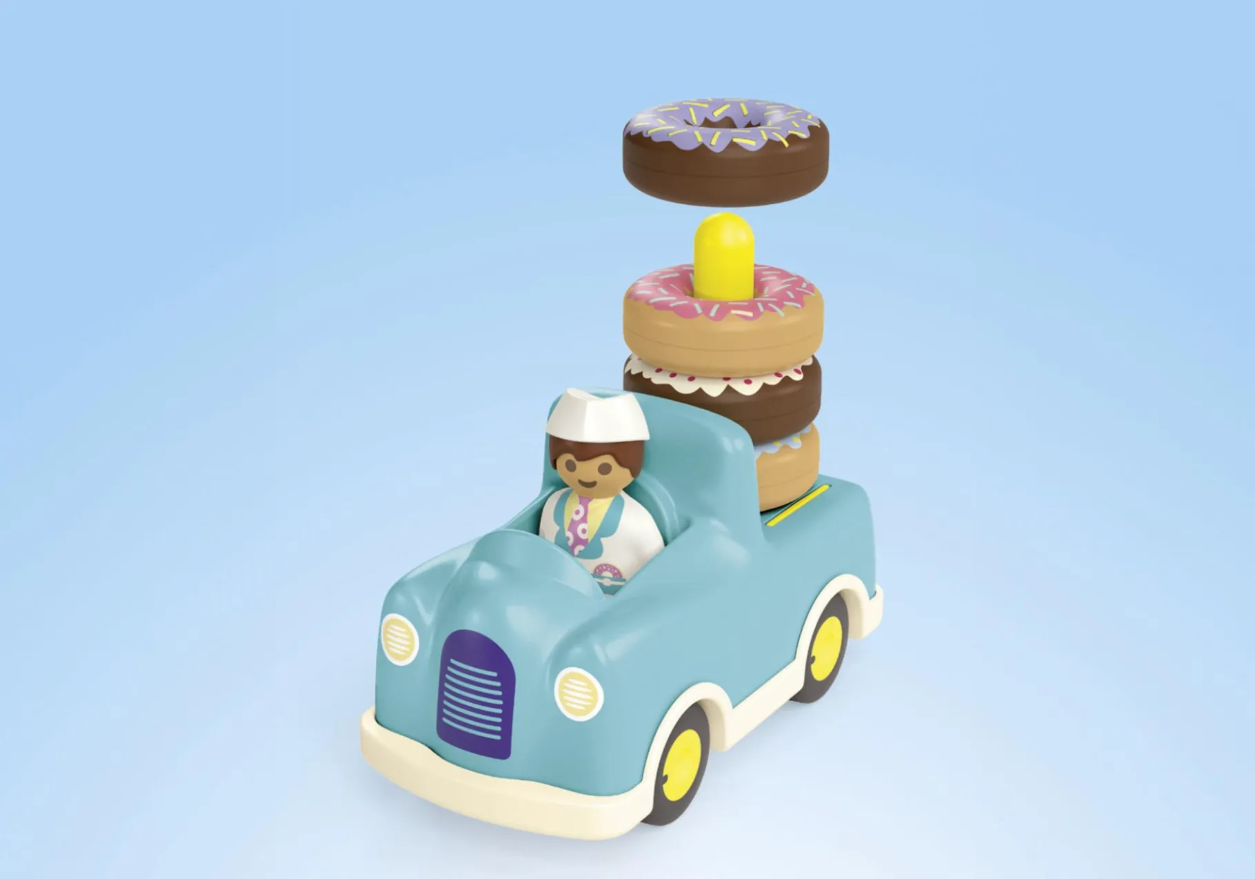 JUNIOR: Verrückter Donut Truck mit Stapel- und Sortierfunktion-PLAYMOBIL Flash Sale
