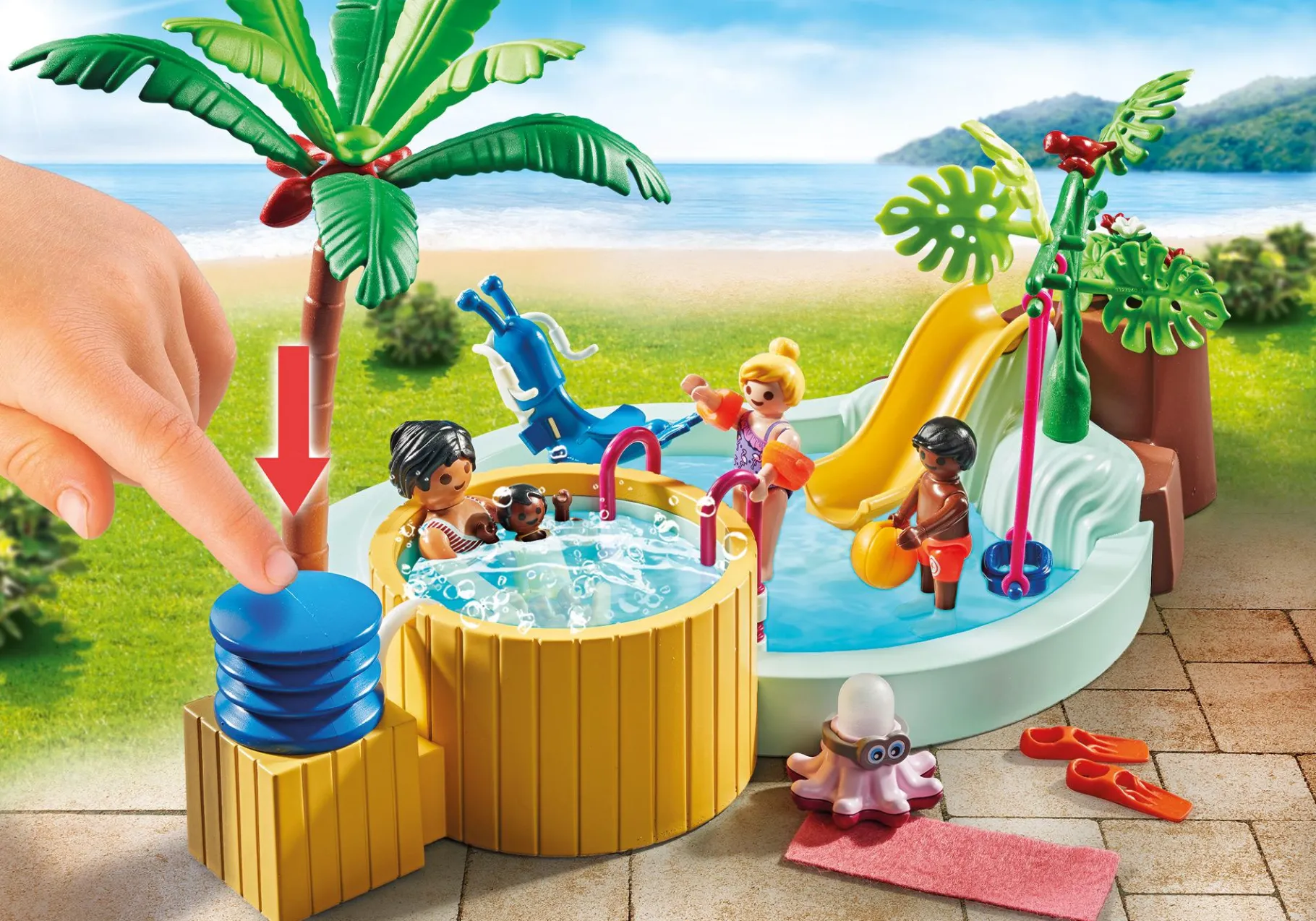 Kinderbecken mit Whirlpool-PLAYMOBIL Discount