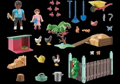Kleine Hühnerfarm im Tiny Haus Garten-PLAYMOBIL Fashion